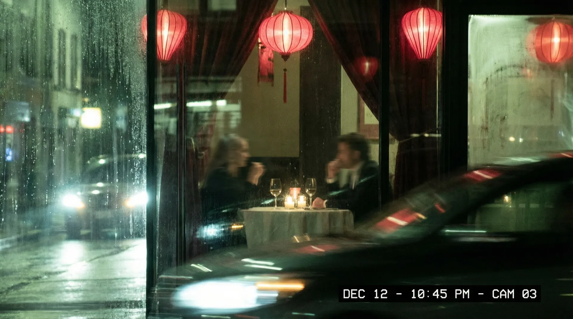 橙子喵酱 - 餐厅密会偷拍照